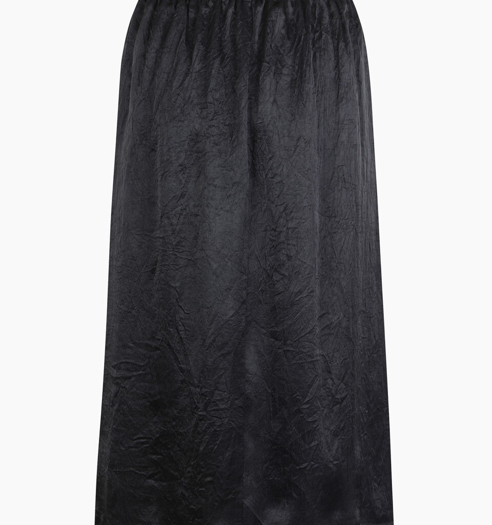 Black midi skirt - sisley k longuette skirts - Black | Sisley K image number 2